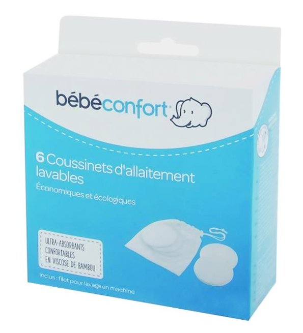 Bebe Confort - Coussinets d’allaitement lavables