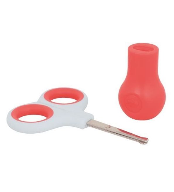 Bebe Confort - Ciseaux avec bouts arrondis - Rouge et blanc (1M +)