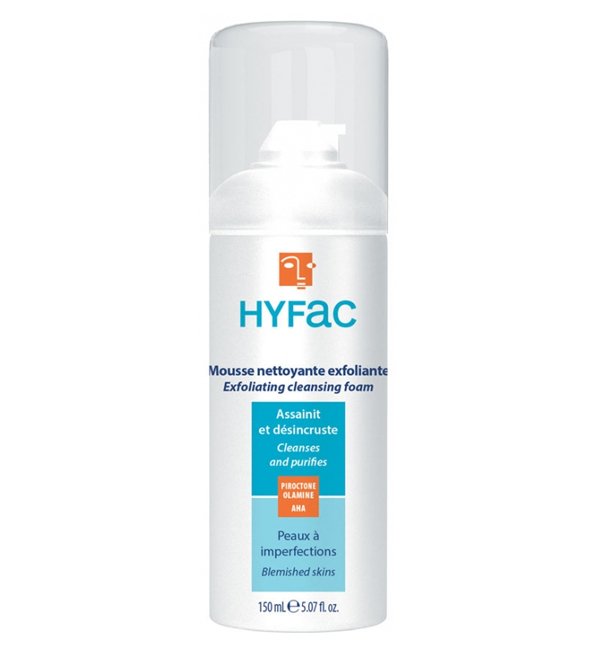 Hyfac Mousse Nettoyante Exfoliante - 150 ml