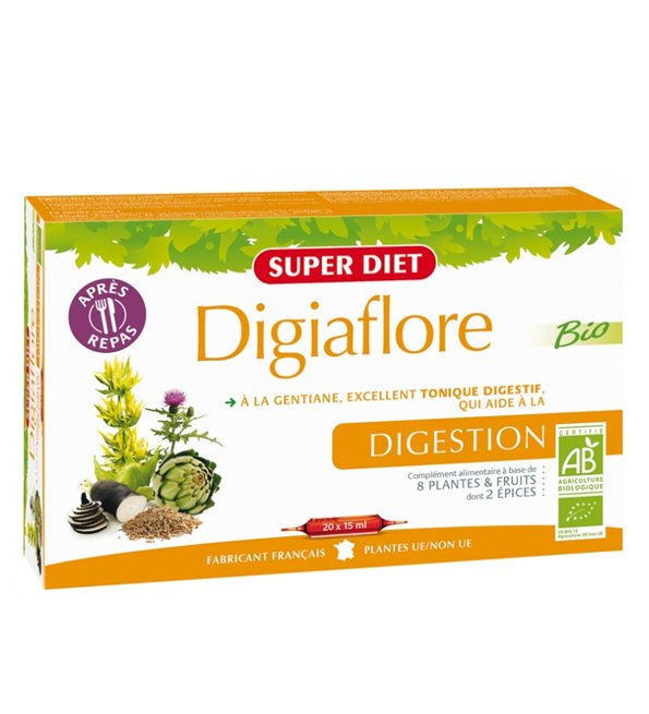 Super Diet Digiaflore Bio - 20 Ampoules x 15 ml
