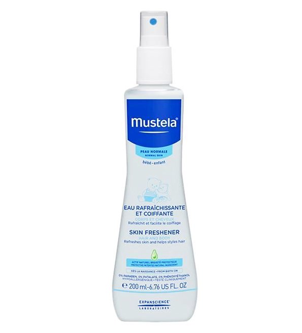 Mustela Eau Rafraîchissante et Coiffante pour Bébé - 200 ml