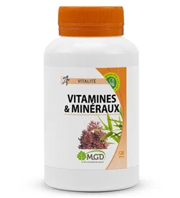 Mgd Nature Complexe Vitamines et Minéraux - 120 Gélules