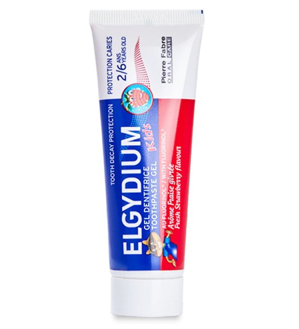 Elgydium Kids - Dentifrice l’Âge de Glace Fraise givrée 2-6 Ans