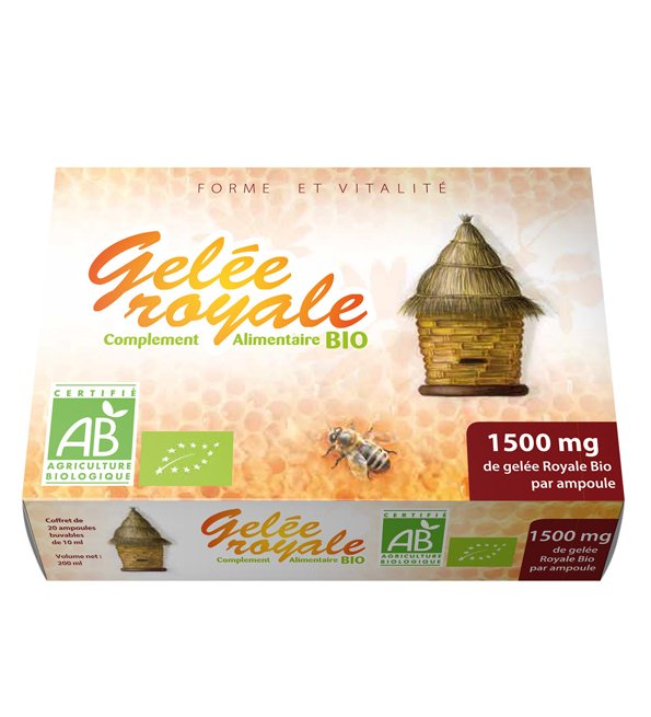 Gph Diffusion Gelée Royale Bio - 20 Ampoules 1500 mg