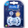 Dodie - Sucette forme anatomique silicone nuit (0-6 M) N°A29