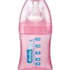 Dodie - Biberon Initiation+ Tétine débit 1 Rose - 150 ml