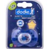 Dodie - Sucette forme anatomique silicone nuit (18M +) N°43