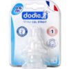 Dodie - Tétines col étroit (0-6 M) 3 vitesses Débit 1 (X2)