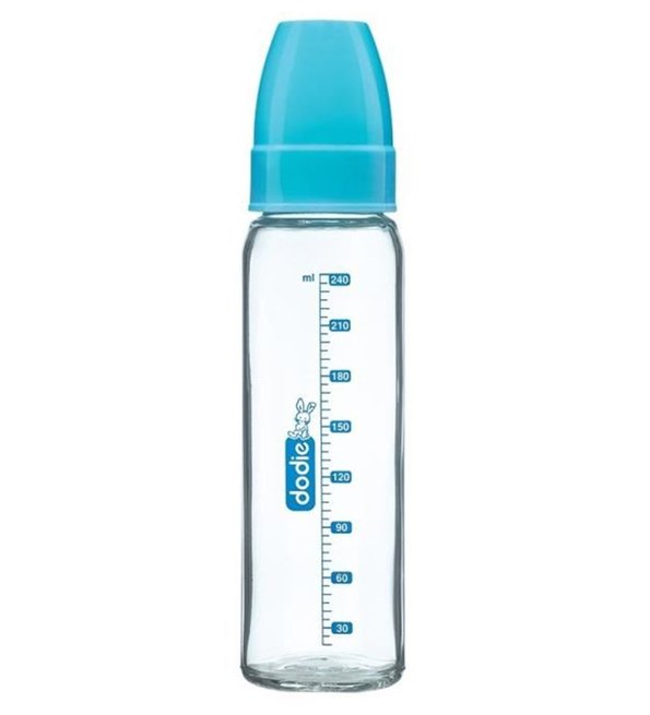 dodie bib verre 240ml bleu