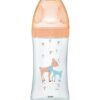 Dodie - Biberon verre Sensation+ (0-6 M) 3 vitesses débit 2 - Beige biche - 270 ml