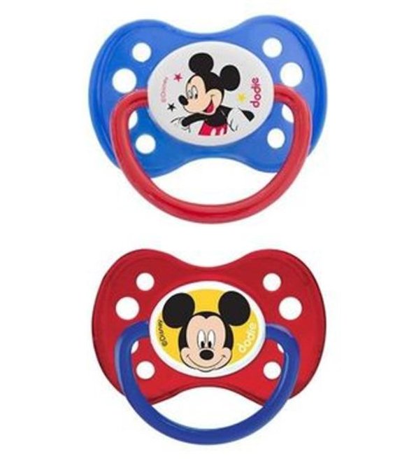 Dodie - Sucettes forme anatomique silicone Disney Baby Mickey (6M +) N°A63 - (x2) – Image 2