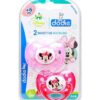 Dodie - Sucettes forme anatomique silicone Disney Baby Minnie (6M +) N°A64 - (x2)