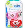Dodie - Sucettes forme anatomique silicone Disney Baby Minnie (18M +) N°A66 - (x2)