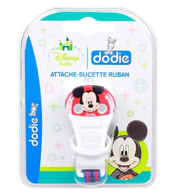 Dodie - Attache-sucette Ruban Disney Baby Mickey