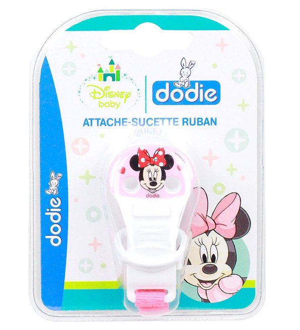Dodie - Attache-sucette Ruban Disney Baby Minnie