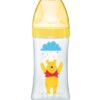 Dodie - Biberon Disney Baby Winnie l’Ourson Sensation+ Anti-colique débit 2 (0-6 M) - 270 ml