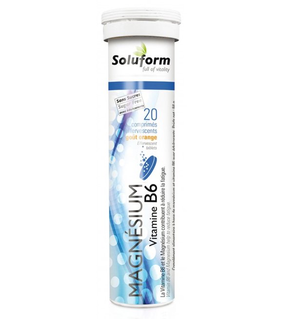 Soluform Magnésium Vitamine B6 - 20 Comprimés
