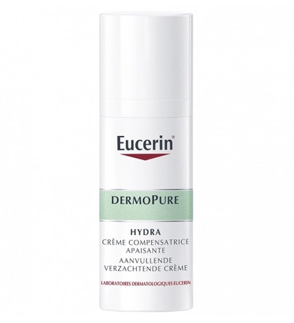Eucerin - Hydra Crème Compensatrice Apaisante DermoPure - 50 ml