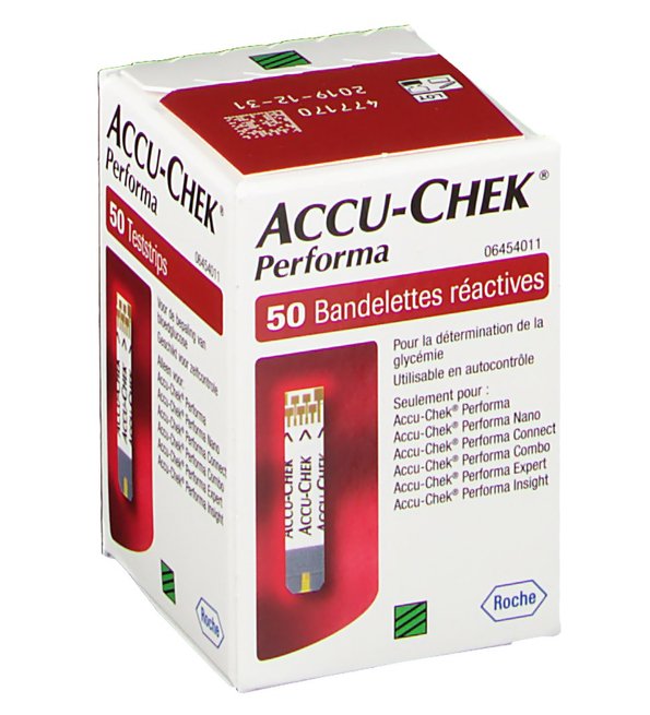 Accu-Check Performa Bandelettes x50