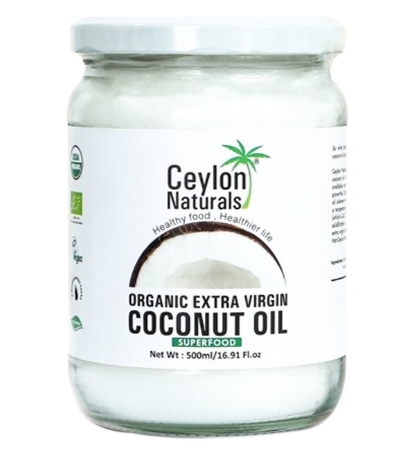 Ceylon Naturals - Huile de coco extra vierge Bio - 500 ml