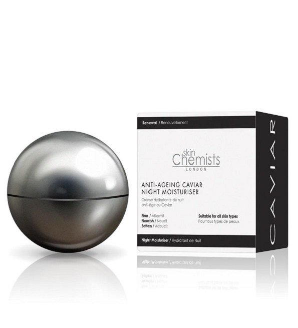SkinChemists Soin Hydratant Anti-âge Caviar Nuit 50 ml