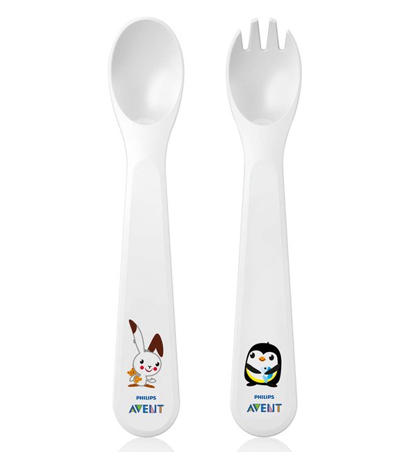 Avent - SCF712/00 - Cuillère et Fourchette 12 mois et + – Image 2