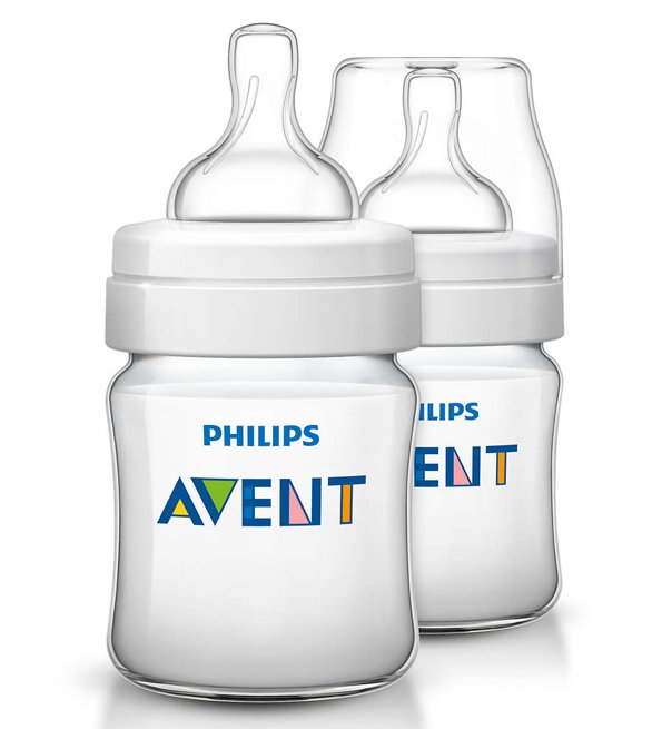 Avent - SCF560/62 - Biberon Classic + X2 125ml - 0 mois et + (Débit nouveau né) – Image 2