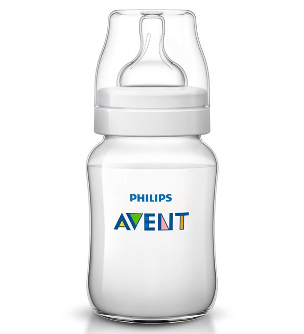 Avent - SCF563/61 - Biberon Classic + 260ml - 1 mois et + (Débit lent)