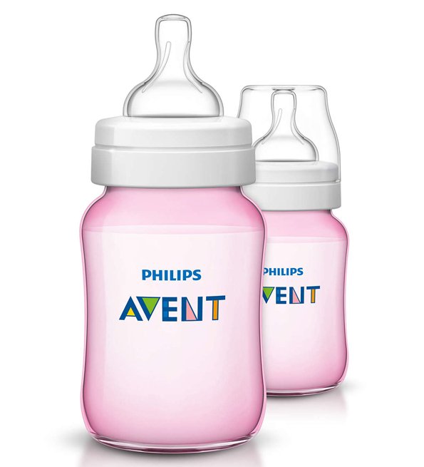 Avent - SCF564/62 - Biberon Classic + Fille X2 260ml - 1 mois et + (Débit lent) – Image 2
