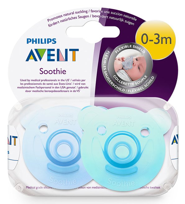 Avent - SCF194/00 - Sucette Soothie X2 - 0-3 mois