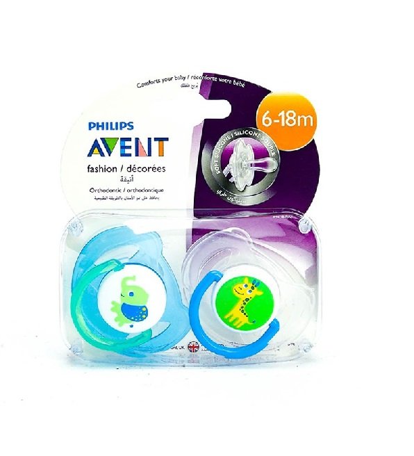 Avent Sucettes ortho decorees 6-18m scf195/22