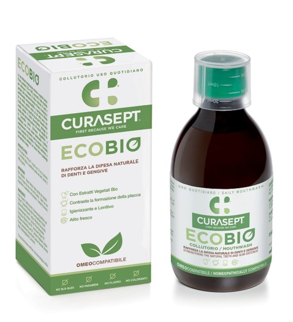 Curasept Bain de Bouche Naturel aux huiles essentielles EcoBio 300mL