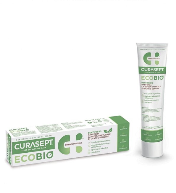 Curasept Dentifrice naturel bio EcoBio 75mL