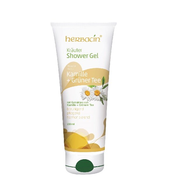 Herbacin Gel douche camomile+Green tea 200ml