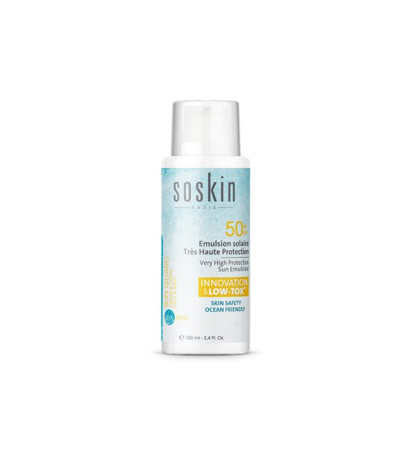 Soskin Low-Tox Emulsion Solaire Spf50+ 100ml