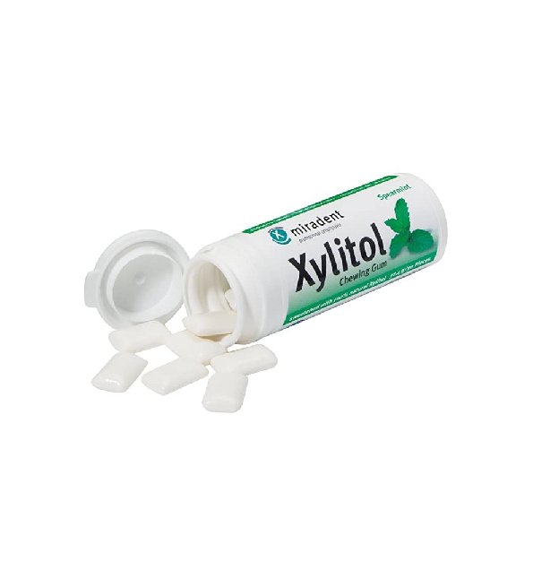 Miradent Chewing Gum Menthe Vert Boite 30