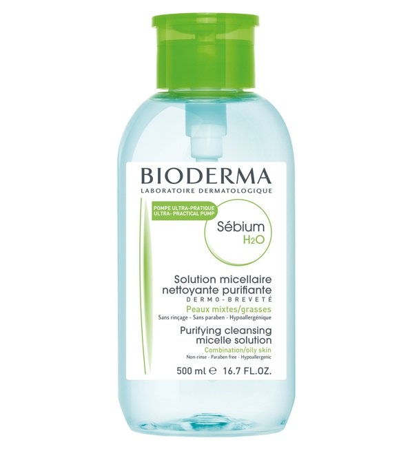 Bioderma - Sebium H2O Pompe Inversée - 500 ml