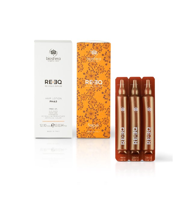 BIOSFERA RE.EQ LOTION CHEVEUX ph:6.5 12AMP*10