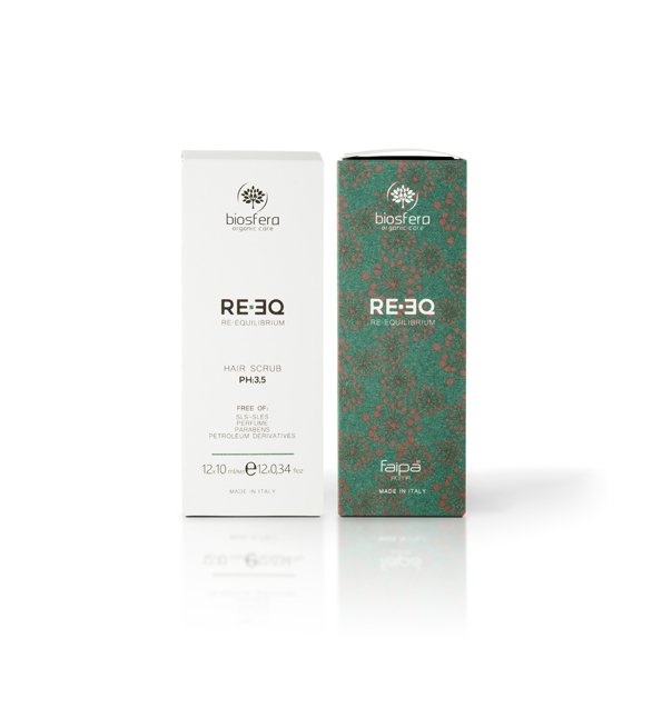BIOSFERA RE.QE HAIR SCRUB ph:3.5 12amp*10ml