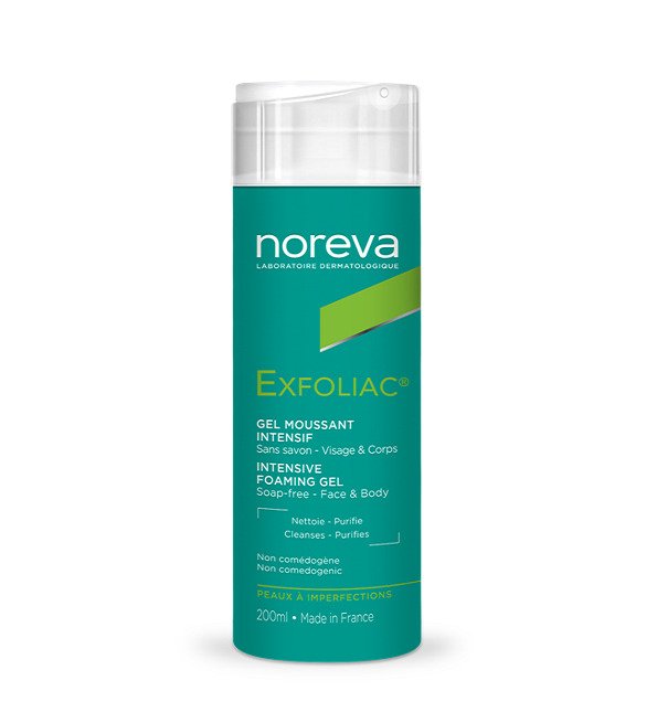 NOREVA EXFOLIAC GEL MOUSSANT INTENSIF 200 ml