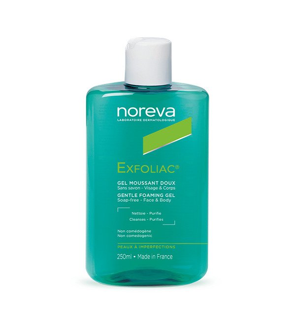 NOREVA EXFOLIAC GEL MOUSSANT DOUX 250ml