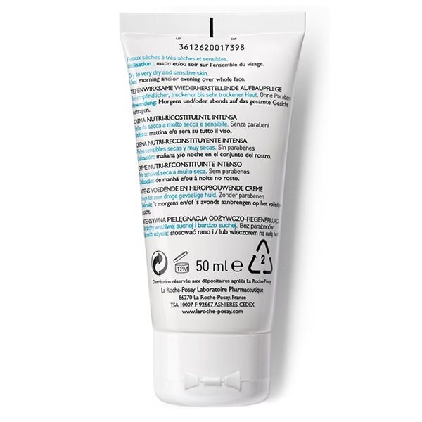 La Roche-Posay Nutritic Intense Crème Nutri-Reconstituante Peau Sèche et Sensible | 50ml – Image 2
