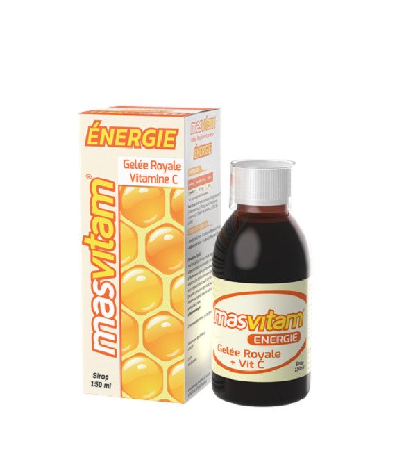 Masvitam Energie Gelee royale & Vitamine C sirop 150ml