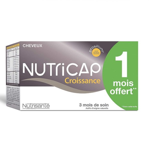 Nutrisante Nutricap Croissance Anti-Chute Traitemement de 3mois 180 Gélules