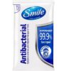 SMILE Lingettes Désinfectantes et Anti-Bactériennes Sachet de 15 Pièces