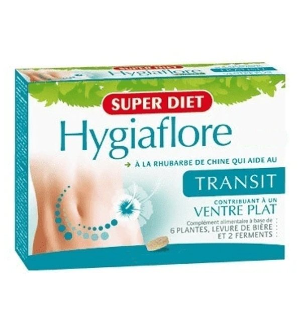 Super Diet Hygiaflore Transit Ventre Plat - 15 Comprimés